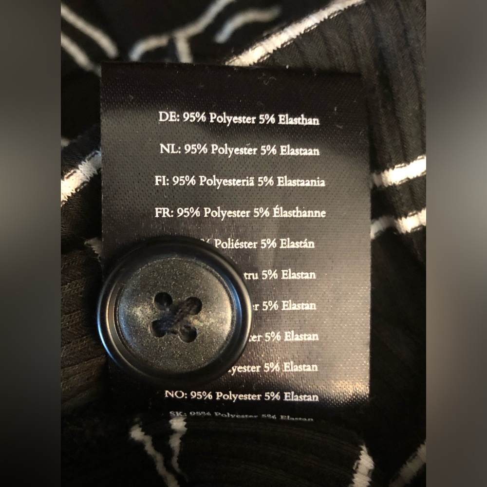 DISTURBIA Slash striped cropped cardi size US4 - Picture 10 of 10